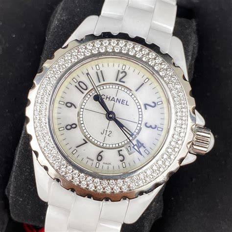 chanel j12 white ceramic watch 38mm|Chanel j12 automatic watch price.